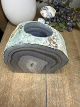Load image into Gallery viewer, Natural Agate Tea Light Candle Holder – Crystal Home Décor &amp; Gift