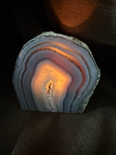 Load image into Gallery viewer, Natural Agate Tea Light Candle Holder – Crystal Home Décor &amp; Gift