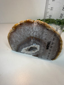 Natural Agate book ends