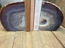 Load image into Gallery viewer, Natural Agate book ends