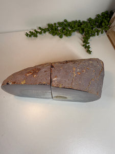Natural Agate book ends