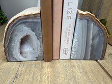 Load image into Gallery viewer, Natural Agate book ends