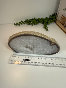 Natural Agate book ends