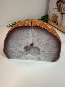Natural Agate book ends