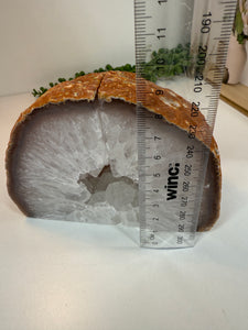 Natural Agate book ends
