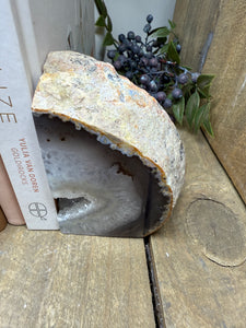 Natural Agate book ends