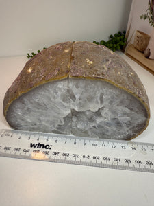 Natural Agate book ends