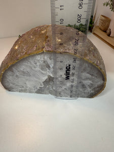 Natural Agate book ends