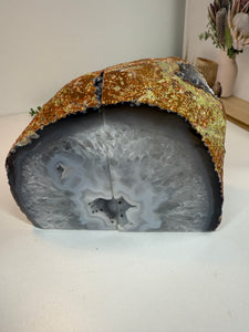 Natural Agate book ends
