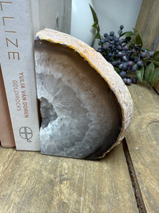 Natural Agate book ends