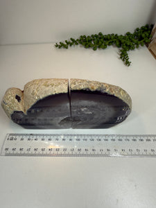 Natural Agate book ends