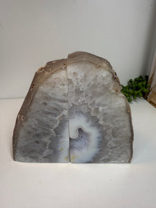 Natural Agate book ends