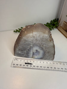 Natural Agate book ends