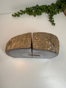 Natural Agate book ends