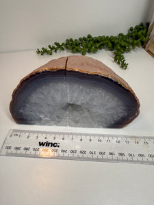 Natural Agate book ends