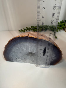 Natural Agate book ends