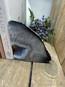 Natural Agate book ends