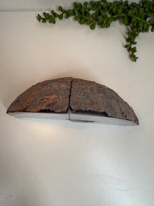 Natural Agate book ends