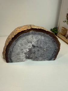 Natural Agate book ends