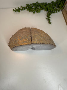 Natural Agate book ends