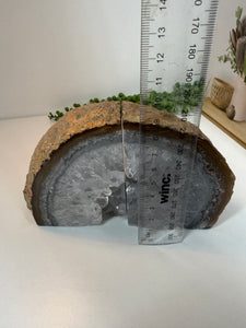 Natural Agate book ends