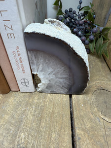 Natural Agate book ends