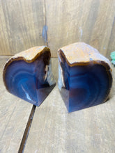 Load image into Gallery viewer, Natural Agate book ends (small)