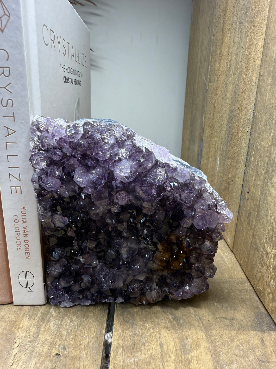 Natural Amethyst Crystal Bookends – Brazilian Amethyst