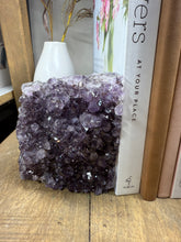 Load image into Gallery viewer, Natural Amethyst Crystal Bookends – Brazilian Amethyst