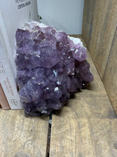 Load image into Gallery viewer, Natural Amethyst Crystal Bookends – Brazilian Amethyst