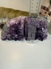 Load image into Gallery viewer, Natural Amethyst Crystal Bookends – Brazilian Amethyst