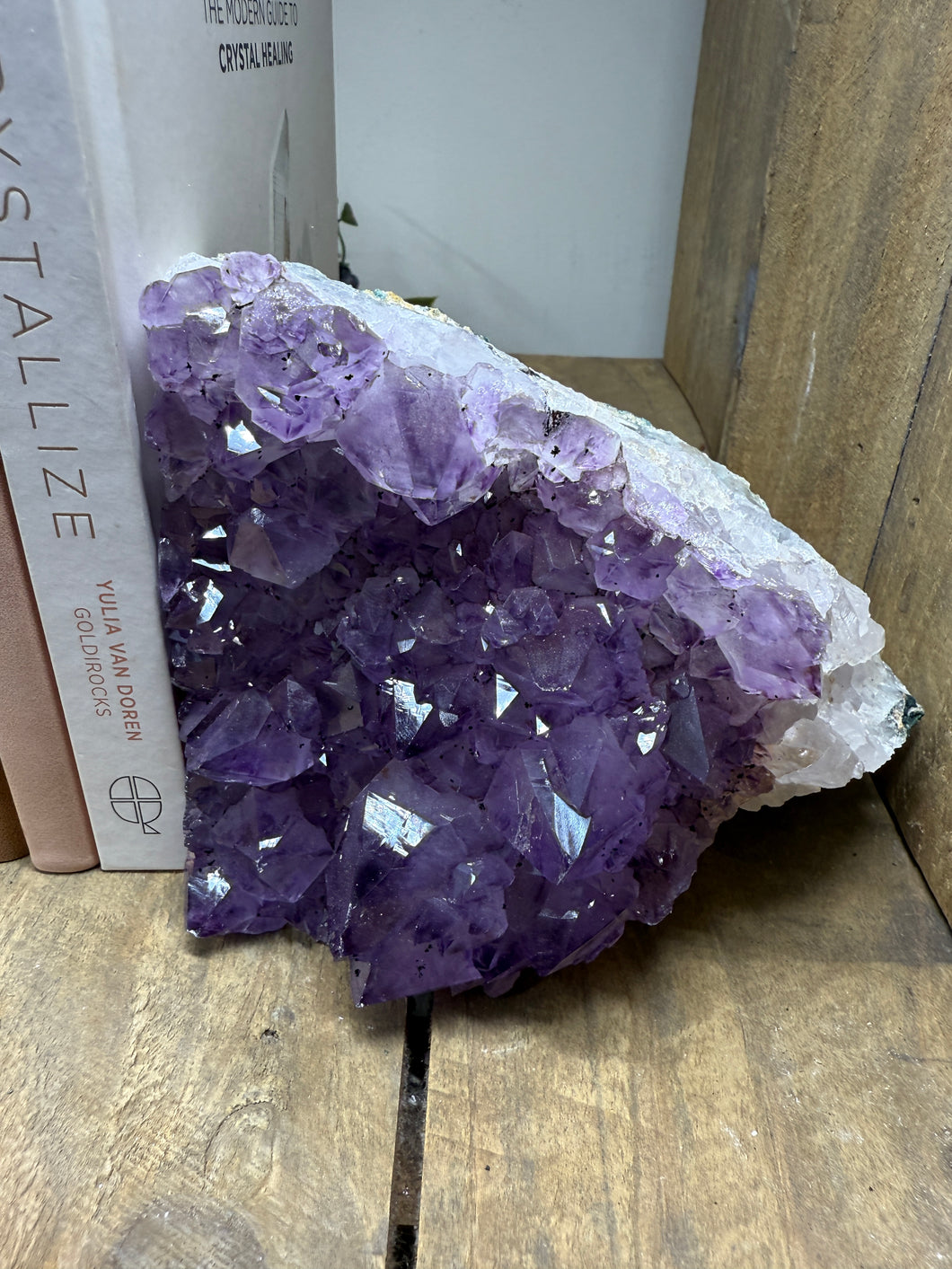 Natural Amethyst Crystal Bookends – Brazilian Amethyst