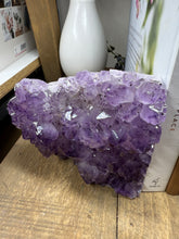 Load image into Gallery viewer, Natural Amethyst Crystal Bookends – Brazilian Amethyst