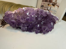 Load image into Gallery viewer, Natural Amethyst Crystal Bookends – Brazilian Amethyst