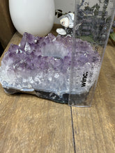 Load image into Gallery viewer, Natural Amethyst Crystal Tea Light Holder – Uruguay Home Decor