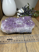 Load image into Gallery viewer, Natural Amethyst Crystal Tea Light Holder – Uruguay Home Decor