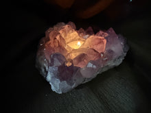 Load image into Gallery viewer, Natural Amethyst Crystal Tea Light Holder – Uruguay Home Decor