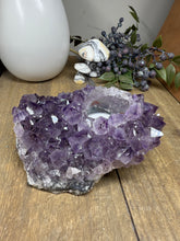 Load image into Gallery viewer, Natural Amethyst Crystal Tea Light Holder – Uruguay Home Decor