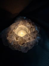 Load image into Gallery viewer, Natural Amethyst Crystal Tea Light Holder – Uruguay Home Decor