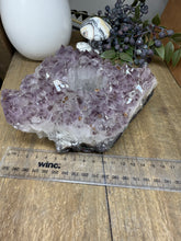 Load image into Gallery viewer, Natural Amethyst Crystal Tea Light Holder – Uruguay Home Decor