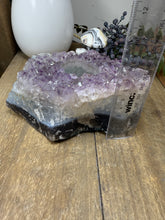 Load image into Gallery viewer, Natural Amethyst Crystal Tea Light Holder – Uruguay Home Decor