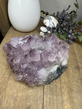 Load image into Gallery viewer, Natural Amethyst Crystal Tea Light Holder – Uruguay Home Decor
