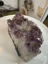 Load image into Gallery viewer, Natural Amethyst Crystal Tea Light Holder – Uruguay Home Decor