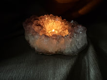 Load image into Gallery viewer, Natural Amethyst Crystal Tea Light Holder – Uruguay Home Decor