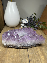 Load image into Gallery viewer, Natural Amethyst Crystal Tea Light Holder – Uruguay Home Decor