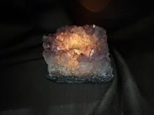 Load image into Gallery viewer, Natural Amethyst Crystal Tea Light Holder – Uruguay Home Decor