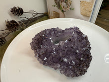Load image into Gallery viewer, Natural Amethyst Crystal Tea Light Holder – Uruguay Home Decor