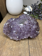 Load image into Gallery viewer, Natural Amethyst Crystal Tea Light Holder – Uruguay Home Decor