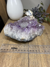 Load image into Gallery viewer, Natural Amethyst Crystal Tea Light Holder – Uruguay Home Decor