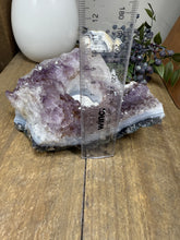 Load image into Gallery viewer, Natural Amethyst Crystal Tea Light Holder – Uruguay Home Decor